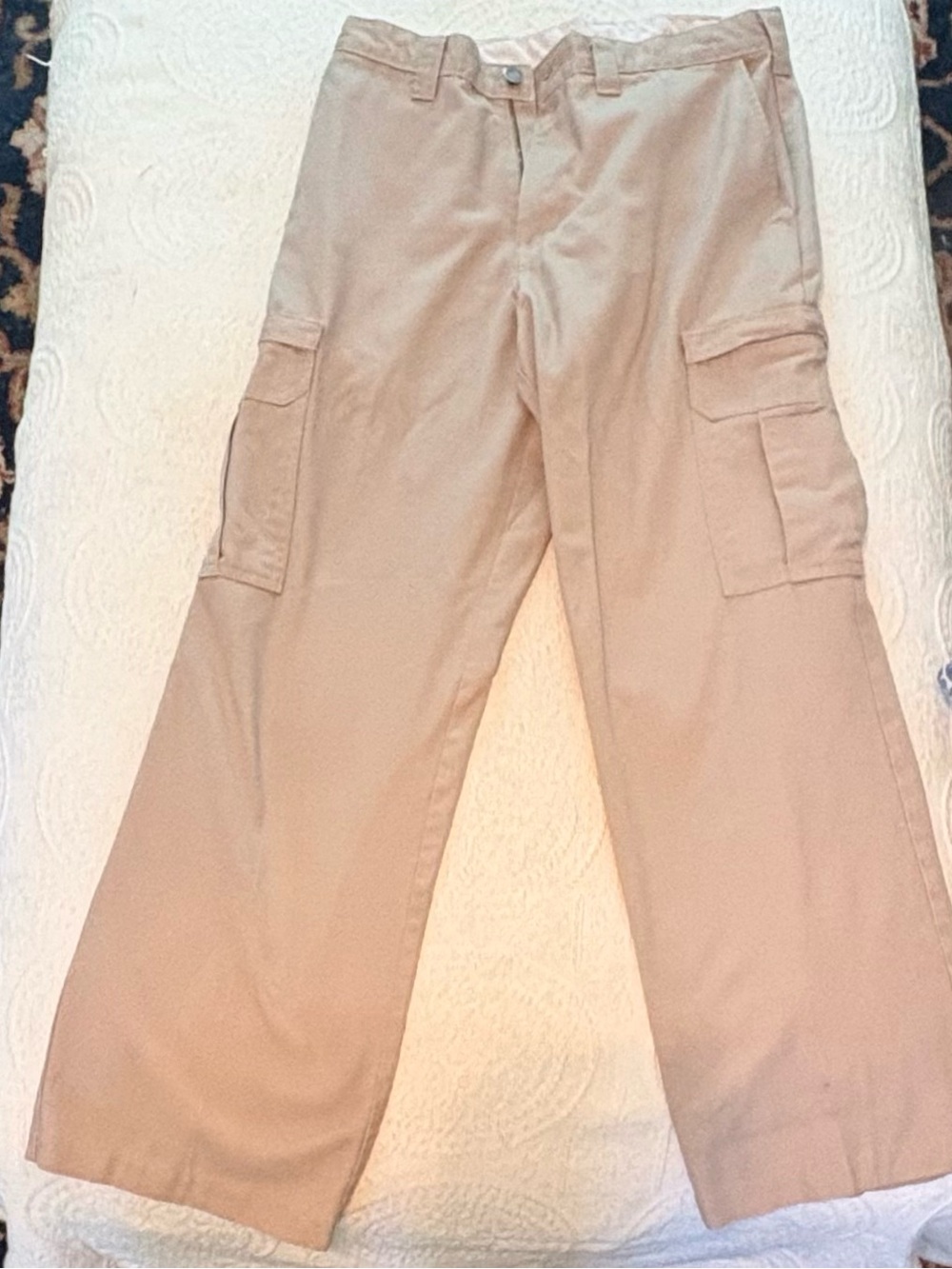 Dickies Men's Cargo Pants in Khaki/Tan